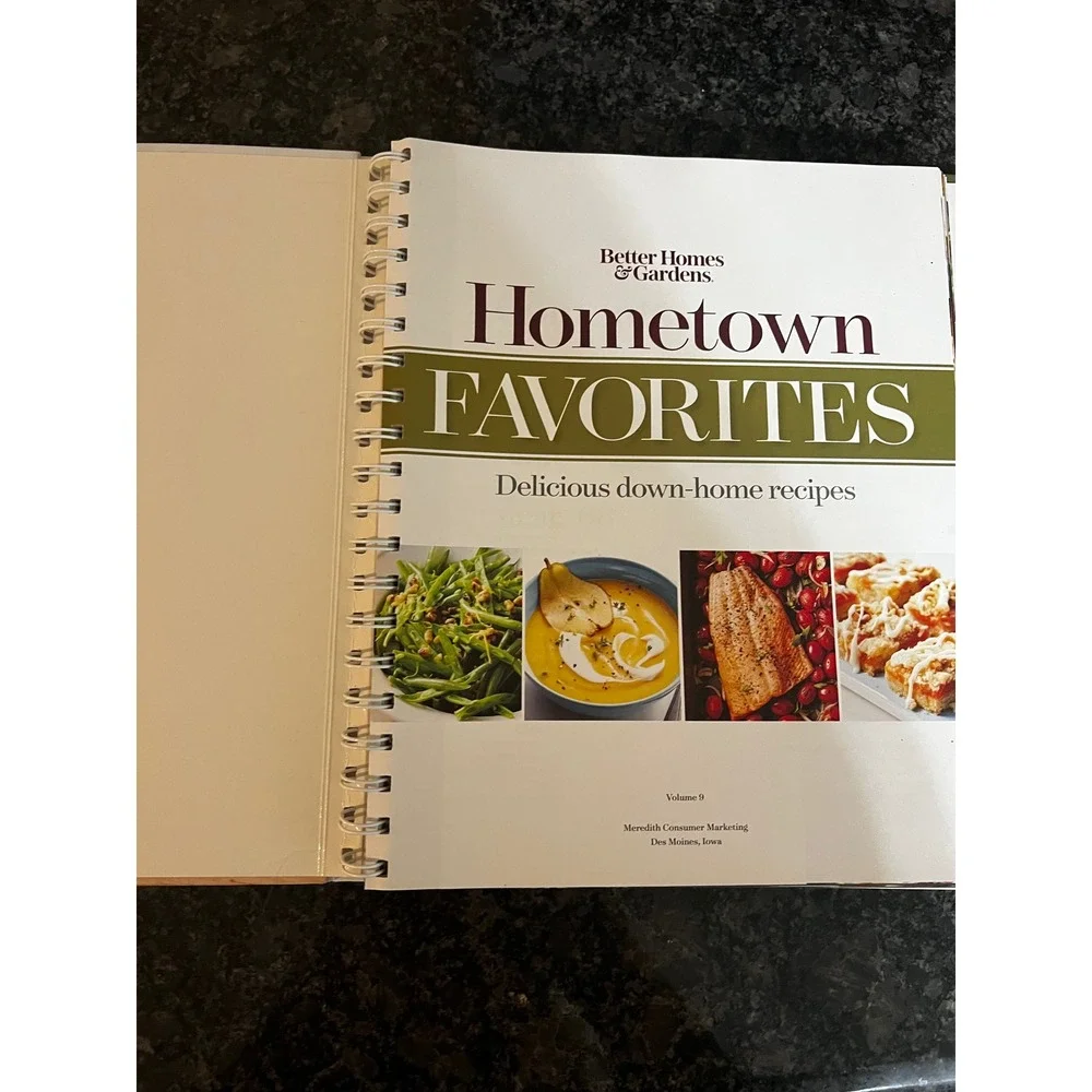 Better Homes Gardens Hometown Favorites Cookbook Recipes Parties Gatherings 2017